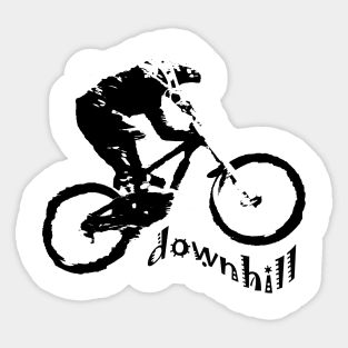 mountain bike downhill Sticker